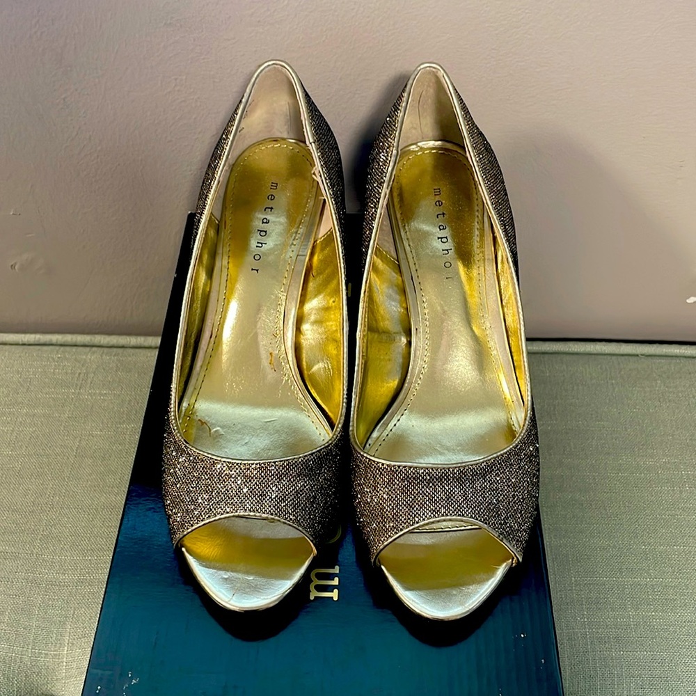 Metaphor Gold Heels